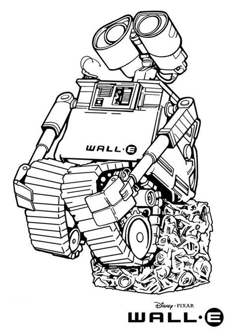 Wall E Coloring Pages Best Coloring Pages For Kids Coloring Pages To