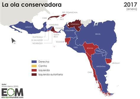 El Mapa De Los Cambios De Gobierno En Latinoamérica Desde 2005 Mapas