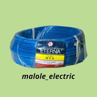 Jual Eterna Kabel Listrik Engkel Kabel Eterna Tunggal NYA 1x1 5 50Meter