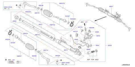 Nissan Murano Boot Kit Power Steering Gear Gear And Linkage Power