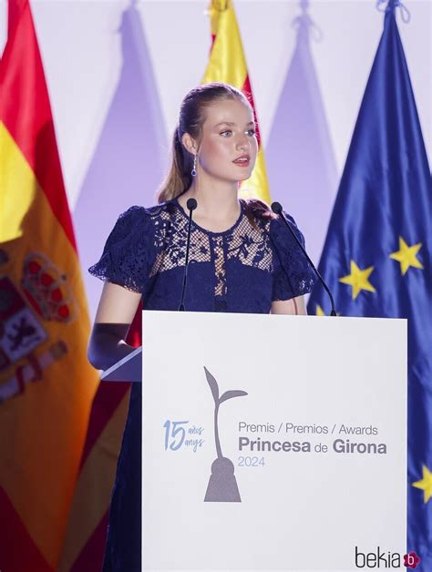 La Princesa Leonor En Su Discurso En Los Premios Princesa De Girona