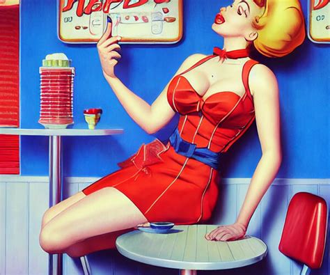 ArtStation - American retro diner 6 | Artworks