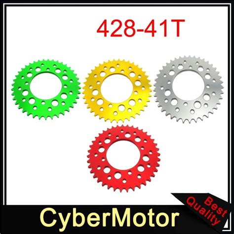 76mm 428 41 Teeth Aluminum Billet Rear Sprocket For SDG Wheel Pit Dirt