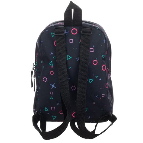 Playstation Buttons All Over Sublimated Print Mini Backpack