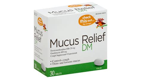 Check This Out Mucus Relief DM Tablets 30 Ct Delivery Near Me