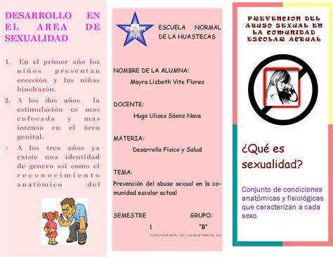 Salud Triptico Sexualidad