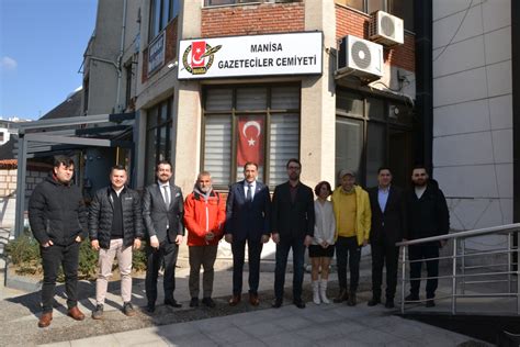 Ba Kan Turguttan Manisa Gazeteciler Cemiyetine Ziyaret Haber