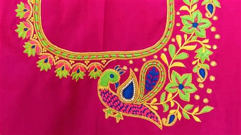 New All Mix Blouse Designs Hand Embroidery And Machine Embroidery Blouse Designs Afsana