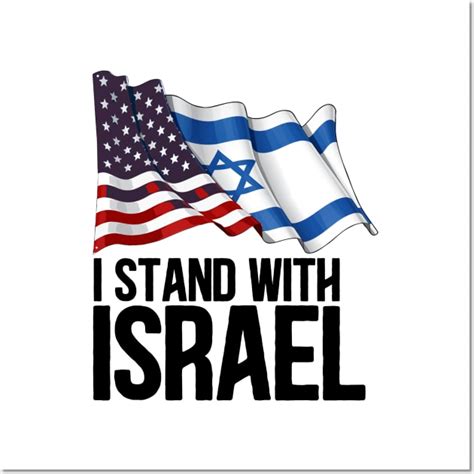 I Stand with Israel American Jewish flag - I Stand With Israel ...