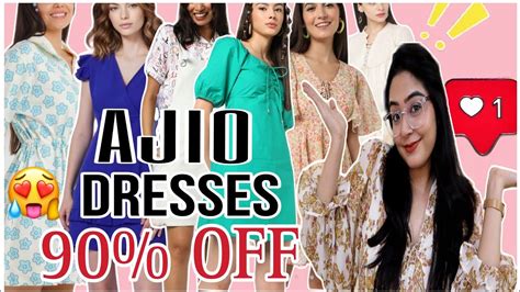 Ajio Dresses Haul Starting Rs Vacation Outfit Ideas Youtube