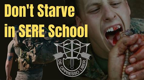 Special Forces Journey Top Tips SERE School Green Beret YouTube