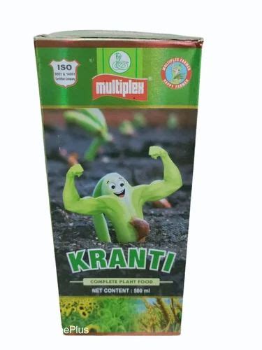 White Liquid Multiplex Kranti Complete Plant Growth Promoters For