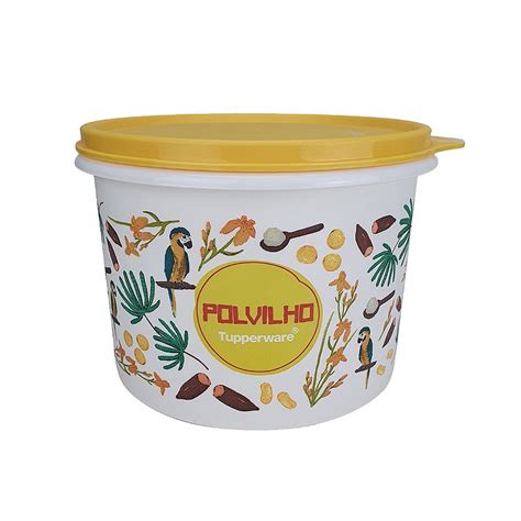 Tupperware Caixa Polvilho Floral G Organize Sua Cozinha Comprar