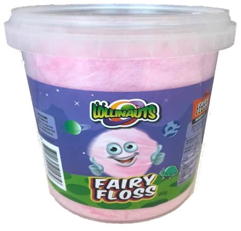 Sweetworld Fairy Floss 18 X 15g Bag Blue Confectionery World