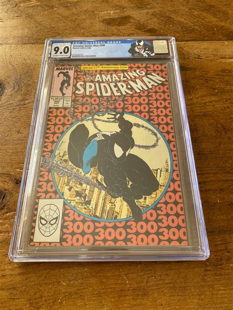 Amazing Spiderman Marvel Cgc St Appearance Venom Custom