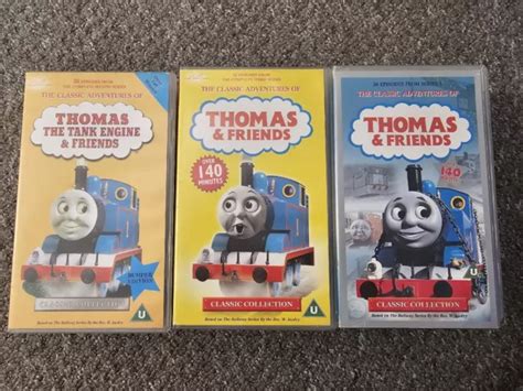 THOMAS THE TANK Engine Complete Series VHS Tapes Bundle - Series 2, 3 ...