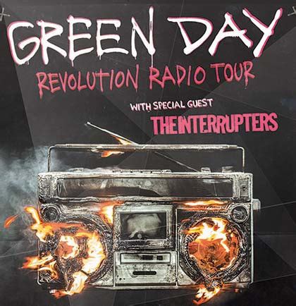 Green Day Revolution Radio Tour Green Hotels