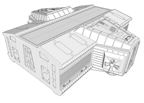 Lab Pod 3d Model 35 Skp Dae Obj Free3d