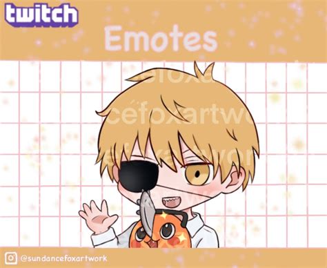 Denji Chainsaw Man Emote Etsy