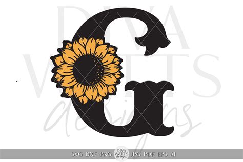 Monogram Letter G SVG Graphic by Diva Watts Designs · Creative Fabrica