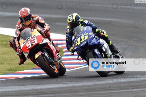 Marc Marquez Repsol Honda Team Valentino Rossi Yamaha Factory Racing