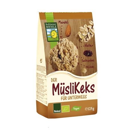 Bohlsener Mühle müsliküpsised 150g Looduspere organic shop