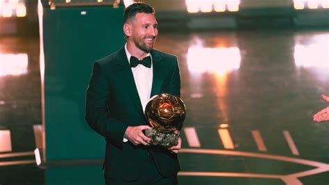 Ballon Dor Awards Highlights Lionel Messi Wins His Eighth Ballon