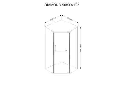 Durasan Kabina Prysznicowa Diamond 90 Chrom Kupuj W OBI