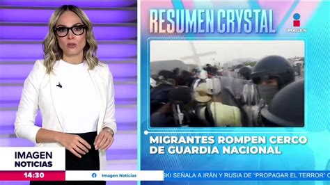 Migrantes Rompen Cerco De La Guardia Nacional En Oaxaca Noticias Con