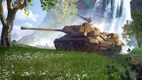 World Of Warships Tank Blitz Tank Wallpaper Spring Games Electric