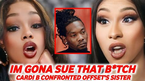 Cardi B Sends A Brutal Warning To Offsets Sister For Throwing Shade At