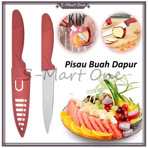 Jual Pisau Dapur Stainless Steel 1 Pcs Pisau Sayur Kupas Buah