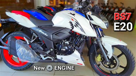 New Bs E Flex Fuel Tvs Apache Rtr V Rm Special Pearl