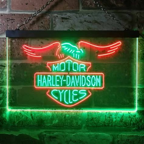 Harley Davidson Eagle 2 Led Neon Sign Neon Sign Led Sign Shop