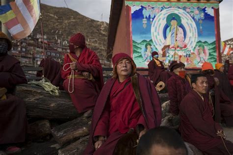 Tibetan Monk Calls Out For Independence Sets Himself On Fire In