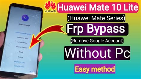 Huawei Mate Lite Frp Bypass Without Pc Android