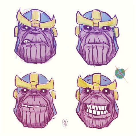 Thanos Face by matheussk813 on DeviantArt