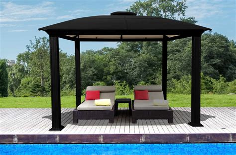 Paragon Outdoor Cambridge 12x12 Hard Top Gazebo Gz3d Free Shipping