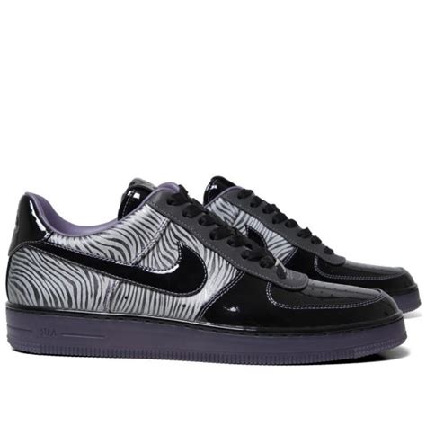 Nike Air Force 1 Turns 30 Behold The Af1 Zebra In Blackpurple Soletopia