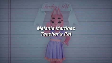 Melanie Martinez Teachers Pet Lyrics Englishspanish Youtube