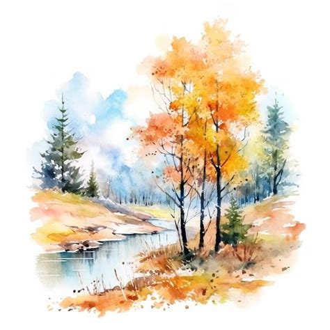 Pin By Reatha Venditti On Diy Watercolor Painting In Fall Tree