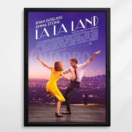 Quadro La La Land Cantando Esta Es Filme P Ster Placa Decorativa