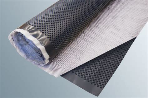 dimpled membrane  filter fabric drainage mat gutta werke
