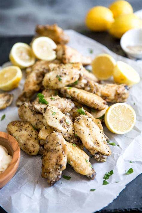 Baked Lemon Pepper Chicken Wings - Lemons for Lulu