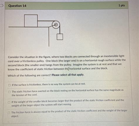 Solved Question Pts Consider The Situation In The Chegg