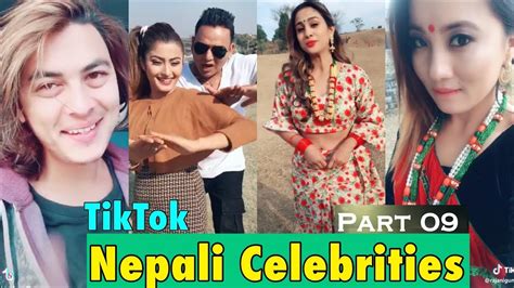 Tiktok Nepal Nepali Celebrities Compilation Part 09 New Collection Youtube