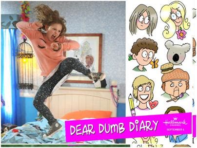 Dear Dumb Diary the MOVIE airs Friday September 6th on Hallmark Channel - Classy Mommy