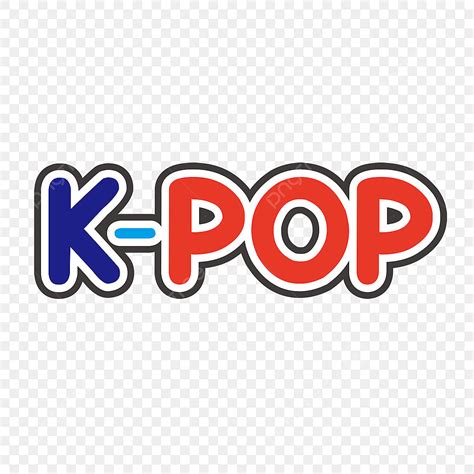 Gambar Kpop Font Logo Budaya Musik Korea Kpop PNG Efek Teks AI Untuk ...