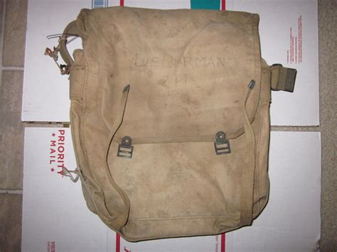 Rare Original Vintage Wwii Usmc Us Marine Corps M1941 782 Knapsack