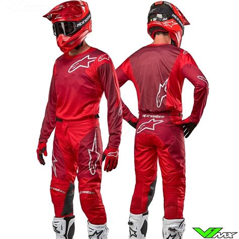 Alpinestars Racer Hoen 2024 Crosspak Mars Rood Burgundy